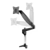 StarTech.com Desk Mount Monitor Arm for Single VESA Display up to 32 inch or 49 inch Ultrawide 8kg/17.6lb - Full Motion Articulating & Height Adjustable - C-Clamp, Grommet - Single Monitor Arm