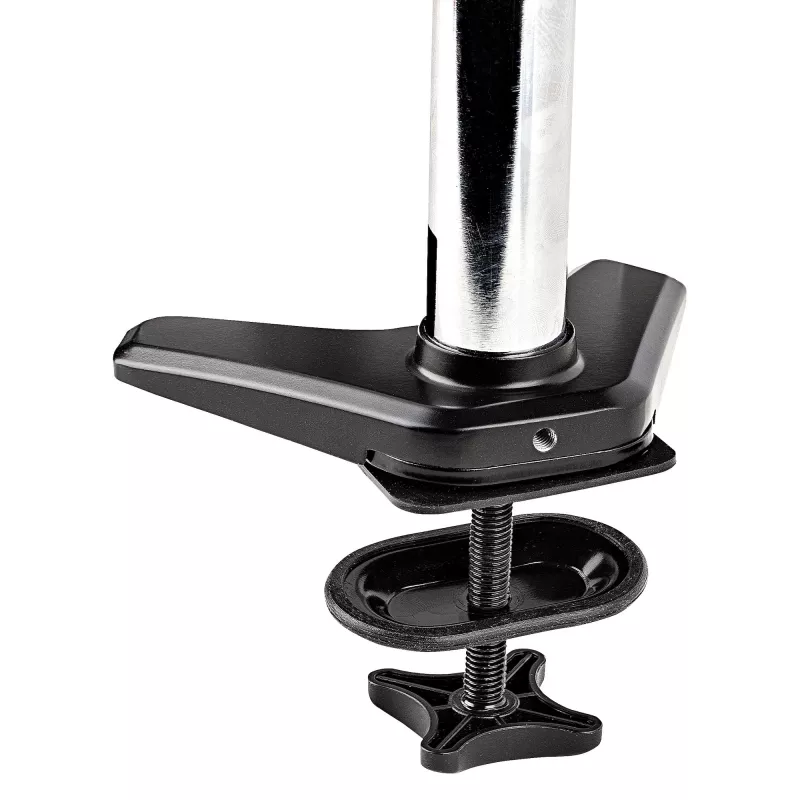 StarTech.com Desk Mount Monitor Arm for Single VESA Display up to 32 inch or 49 inch Ultrawide 8kg/17.6lb - Full Motion Articulating & Height Adjustable - C-Clamp, Grommet - Single Monitor Arm