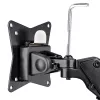 StarTech.com Desk Mount Monitor Arm for Single VESA Display up to 32 inch or 49 inch Ultrawide 8kg/17.6lb - Full Motion Articulating & Height Adjustable - C-Clamp, Grommet - Single Monitor Arm