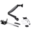 StarTech.com Desk Mount Monitor Arm for Single VESA Display up to 32 inch or 49 inch Ultrawide 8kg/17.6lb - Full Motion Articulating & Height Adjustable - C-Clamp, Grommet - Single Monitor Arm