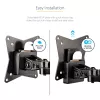 StarTech.com Desk Mount Monitor Arm for Single VESA Display up to 32 inch or 49 inch Ultrawide 8kg/17.6lb - Full Motion Articulating & Height Adjustable - C-Clamp, Grommet - Single Monitor Arm