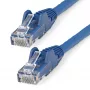 StarTech.com 1m CAT6 Ethernet Cable - LSZH (Low Smoke Zero Halogen) - 10 Gigabit 250Mhz 100W PoE RJ45 10GbE UTP Network Patch Cord Snagless with Strain Relief - Blue, CAT 6, ETL Verified, 24AWG
