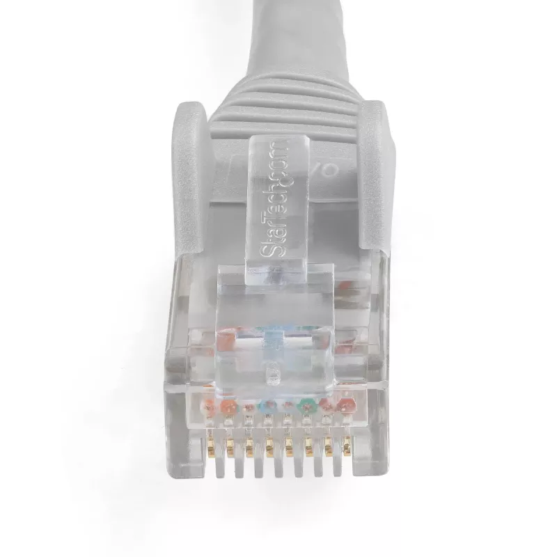 StarTech.com 10m CAT6 Ethernet Cable - LSZH (Low Smoke Zero Halogen) - 10 Gigabit 250Mhz 100W PoE RJ45 10GbE UTP Network Patch Cord Snagless with Strain Relief - Grey, CAT 6, ETL Verified, 24AWG