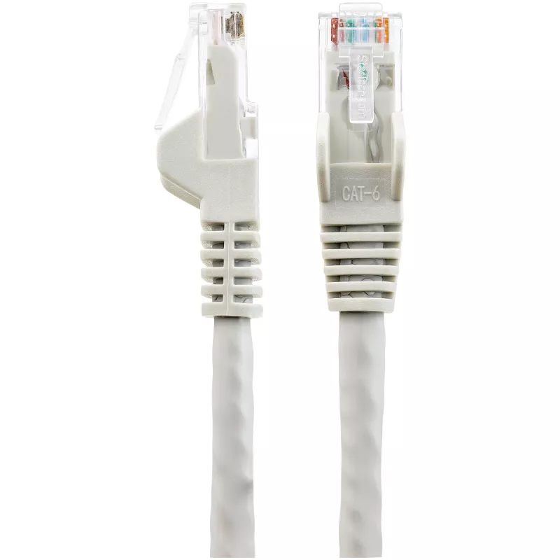 StarTech.com 10m CAT6 Ethernet Cable - LSZH (Low Smoke Zero Halogen) - 10 Gigabit 250Mhz 100W PoE RJ45 10GbE UTP Network Patch Cord Snagless with Strain Relief - Grey, CAT 6, ETL Verified, 24AWG