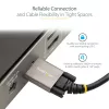 StarTech.com 20 inch (50cm) Side Screw Locking USB C Cable 10Gbps - USB 3.1/3.2 Gen 2 Type-C Cable - 100W (5A) Power Delivery Charging, DP Alt Mode - Dual Screw Lock - USB-C Cord Charge/Sync