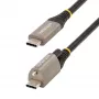 StarTech.com 20 inch (50cm) Top Screw Locking USB C Cable 10Gbps - USB 3.1/3.2 Gen 2 Type-C Cable - 100W (5A) Power Delivery Charging, DP Alt Mode - Single Screw Lock, USB-C Cord Charge/Sync
