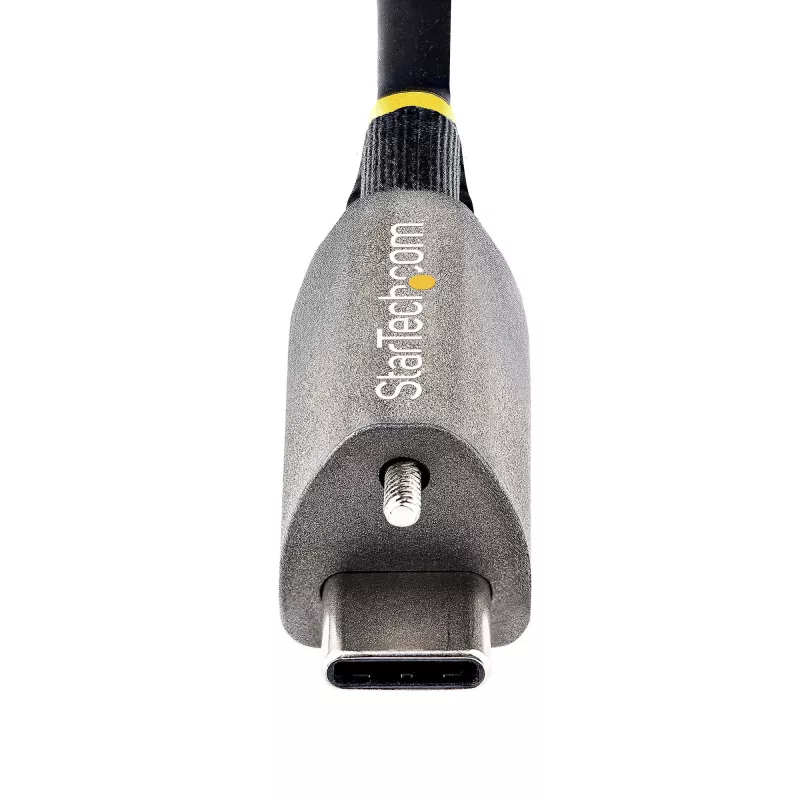 StarTech.com 20 inch (50cm) Top Screw Locking USB C Cable 10Gbps - USB 3.1/3.2 Gen 2 Type-C Cable - 100W (5A) Power Delivery Charging, DP Alt Mode - Single Screw Lock, USB-C Cord Charge/Sync