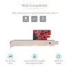 StarTech.com SATA PCIe Card - 2 Port PCIe SATA Expansion Card - 6Gbps - Full/Low Profile - PCI Express to SATA Adapter/Controller - ASM1062R SATA RAID - PCIe to SATA Converter