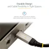 StarTech.com 20 inch (50cm) USB C Cable 10Gbps - USB 3.1 Type-C Cable - 100W (5A) Power Delivery Charging, DP Alt Mode - USB-C Cord for USB-C Laptop/Phone/Device - Charge/Sync