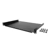 StarTech.com 1U Server Rack Shelf - Universal Rack Mount Cantilever Shelf for 19 inch Network Equipment Rack & Cabinet - Durable Design - Weight Capacity 55lb/25kg - 12 inch Deep Tray