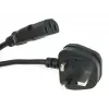 StarTech.com 3ft (1m) UK Computer Power Cable, BS 1363 to C13, 18AWG, 10A 250V, Replacement AC Power Cord, Kettle Lead / UK Power Cord, PC Power Supply Cable, TV Power Cable