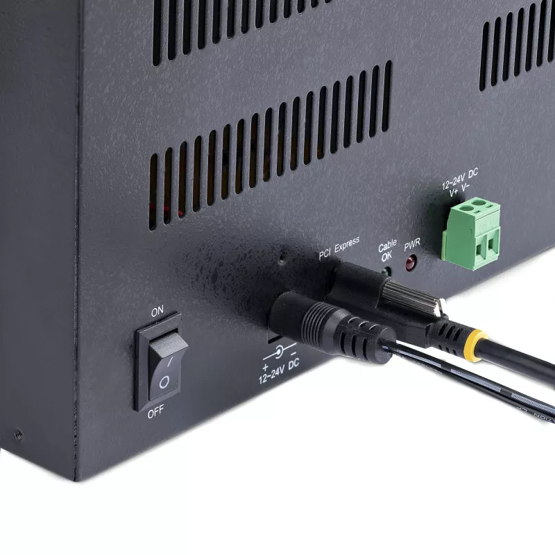 StarTech.com 4-Slot PCIe Expansion Chassis with PCIe x2 Host Card, PCIe 2.0 - 10Gbps, External PCIe Slots for Desktops/Servers, PCI Express Expansion Box/Adapter, 4 PCIe x1 Slots