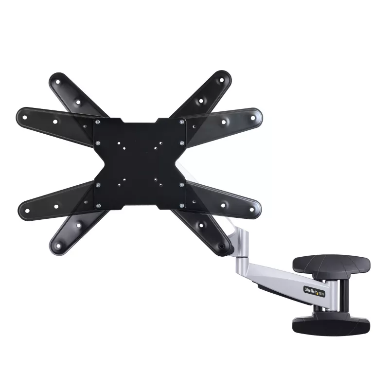 StarTech.com VESA TV Wall Mount, Adjustable Full Motion TV Wall Mount For 23 inch-55 inch Displays, Slim TV Mounting Bracket Supports 66lb (30kg), Extendable/Tilting/Swivel TV Wall Mount