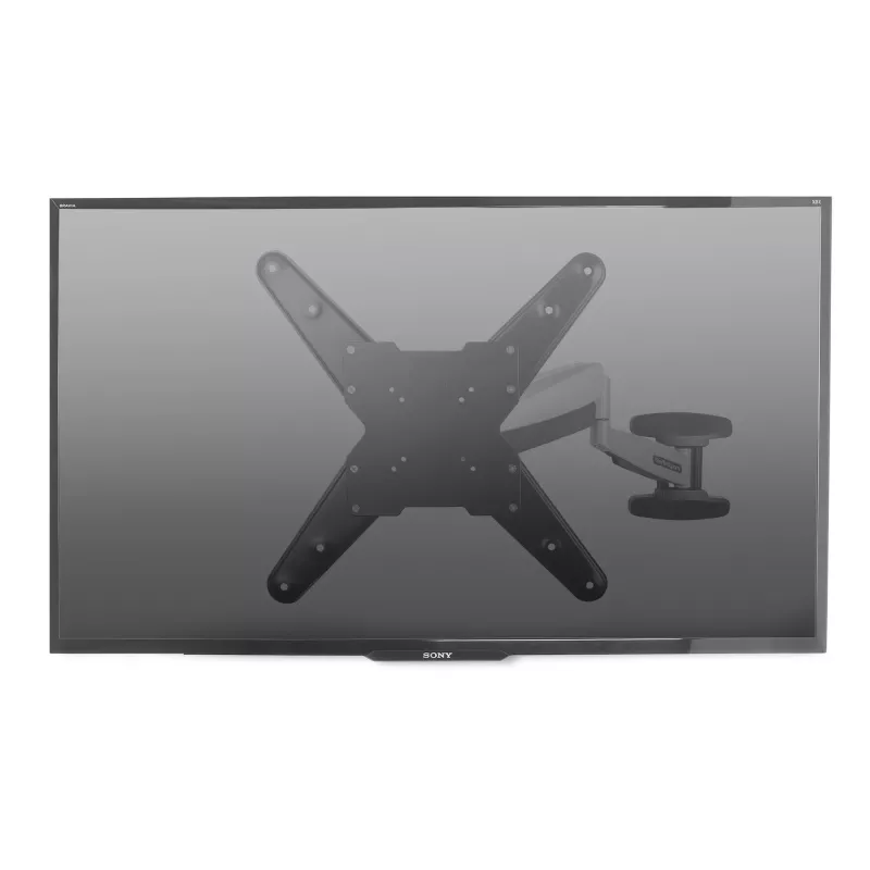 StarTech.com VESA TV Wall Mount, Adjustable Full Motion TV Wall Mount For 23 inch-55 inch Displays, Slim TV Mounting Bracket Supports 66lb (30kg), Extendable/Tilting/Swivel TV Wall Mount