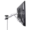 StarTech.com VESA TV Wall Mount, Adjustable Full Motion TV Wall Mount For 23 inch-55 inch Displays, Slim TV Mounting Bracket Supports 66lb (30kg), Extendable/Tilting/Swivel TV Wall Mount