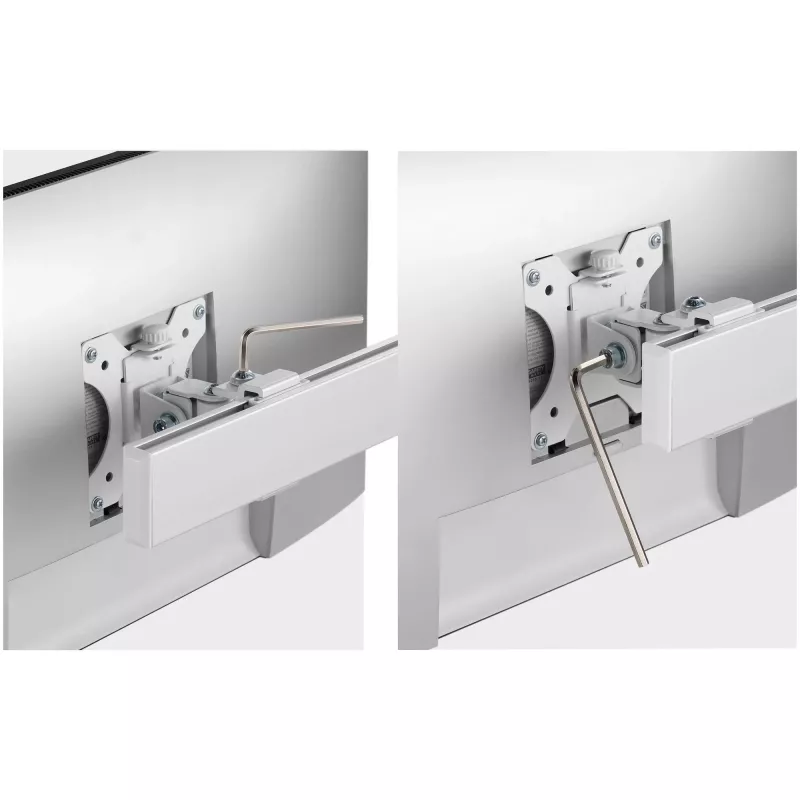 StarTech.com Six-Monitor Desk Mount with Crossbar, Up To 32-inch Computer Screens, Max 17.6lb (8kg) each, Dual Column, C-clamp/Grommet, Height Adjustable