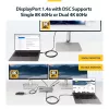 StarTech.com 6ft (2m) Active Thunderbolt 4 Cable, 40Gbps, 100W Power Delivery, 4K/8K Video, Intel-Certified Thunderbolt Cable - Compatible w/ USB4/Thunderbolt 4/ USB 3.2/ USB Type-C/DisplayPort/Thunderbolt 3