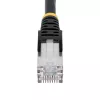 StarTech.com 10m CAT6a Ethernet Cable - Black - Low Smoke Zero Halogen (LSZH) - 10GbE 500MHz 100W PoE++ Snagless RJ-45 w/Strain Reliefs S/FTP Network Patch Cord