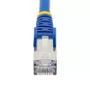 StarTech.com 2m CAT6a Ethernet Cable - Blue - Low Smoke Zero Halogen (LSZH) - 10GbE 500MHz 100W PoE++ Snagless RJ-45 w/Strain Reliefs S/FTP Network Patch Cord
