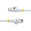 StarTech.com 10m CAT6a Ethernet Cable - White - Low Smoke Zero Halogen (LSZH) - 10GbE 500MHz 100W PoE++ Snagless RJ-45 w/Strain Reliefs S/FTP Network Patch Cord