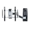 StarTech.com Articulating TV Wall Mount, VESA Wall Mount, Supports 26 to 65 inch/99lb/Flat/Curved TVs, Retractable Low Profile Wall Mount TV Bracket, Adjustable Corner TV Wall Mount