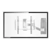 StarTech.com Articulating TV Wall Mount, VESA Wall Mount, Supports 26 to 65 inch/99lb/Flat/Curved TVs, Retractable Low Profile Wall Mount TV Bracket, Adjustable Corner TV Wall Mount