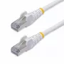 StarTech.com 1m White CAT8 Ethernet Cable, Snagless RJ45, 25G/40G, 2000MHz, 100W PoE++, S/FTP, 26AWG Pure Bare Copper Wire, LSZH, Shielded Network Patch Cord w/Strain Reliefs, Individually Tested