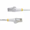 StarTech.com 1m White CAT8 Ethernet Cable, Snagless RJ45, 25G/40G, 2000MHz, 100W PoE++, S/FTP, 26AWG Pure Bare Copper Wire, LSZH, Shielded Network Patch Cord w/Strain Reliefs, Individually Tested