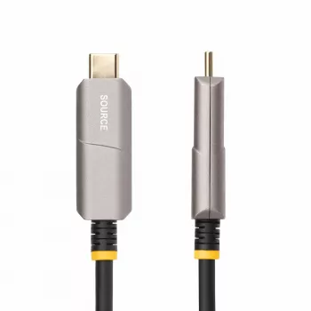 StarTech.com 50ft (15.2m) USB-C to HDMI 2.0 Active Optical Cable (AOC), 4K 60Hz, CL3 Rated, Unidirectional USB Type-C to HDMI Adapter Cable