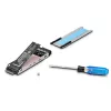 StarTech.com M.2 NVMe SSD to PCIe x4 Mobile Rack/Backplane with Removable Tray for PCI Express Expansion Slot, Tool-less Installation, PCIe 4.0/3.0 Hot-Swap Drive Bay, Key Lock - 2 Keys Included