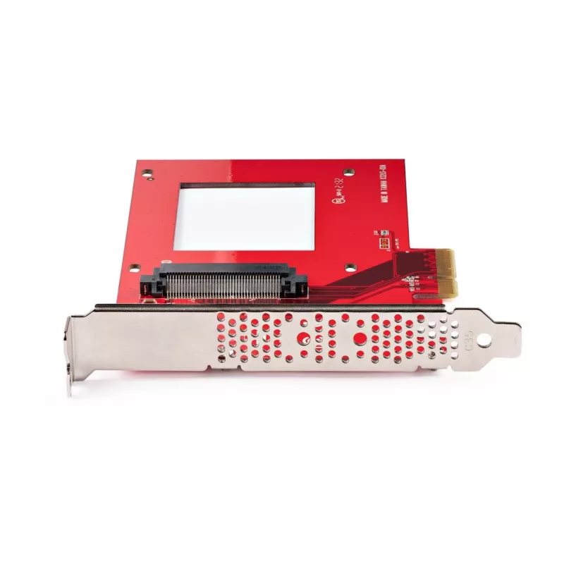 StarTech.com U.3 to PCIe Adapter Card, PCIe 4.0 x4 Adapter For 2.5 inch U.3 NVMe SSDs, SFF-TA-1001 PCI Express Add-in Card for Desktops/Servers, TAA Compliant - OS Independent