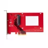 StarTech.com U.3 to PCIe Adapter Card, PCIe 4.0 x4 Adapter For 2.5 inch U.3 NVMe SSDs, SFF-TA-1001 PCI Express Add-in Card for Desktops/Servers, TAA Compliant - OS Independent