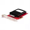 StarTech.com U.3 to PCIe Adapter Card, PCIe 4.0 x4 Adapter For 2.5 inch U.3 NVMe SSDs, SFF-TA-1001 PCI Express Add-in Card for Desktops/Servers, TAA Compliant - OS Independent