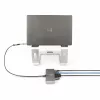 StarTech.com 2-Port USB-C Hub with Ethernet and RS-232, Attached USB-C to USB-A Dongle, 100W PD Pass-Through, 2x USB-A 5Gbps, Gigabit Ethernet, RS232 Serial (FTDI)