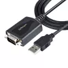 StarTech.com 2-Port PCI Express Serial Interface Card, Dual Port PCIe to RS232 (DB9) Serial Card, 16C1050 UART, Low/Full Profile Brackets, COM Retention, For Windows/Linux