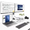 StarTech.com Universal USB4 & Thunderbolt 4 Docking Station, Quad Display on Windows, Dual Display on MacBook, HDMI DP Dock with 98W Laptop Charging
