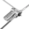 StarTech.com Universal Laptop Lock 6.6ft (2m), Security Cable For Notebook Compatible With Noble Wedge®/Nano/K-Slot; Keyless Combination Locking Cable, Anti-Theft Cut-Resistant Steel Cable