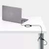 StarTech.com Universal Laptop Lock 6.6ft (2m), Security Cable For Notebook Compatible With Noble Wedge®/Nano/K-Slot; Keyless Combination Locking Cable, Anti-Theft Cut-Resistant Steel Cable