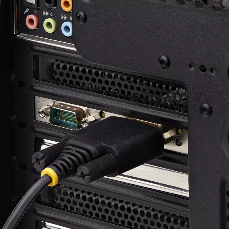 StarTech.com 2-Port Serial PCIe Card, Dual-Port PCI Express to RS232/RS422/RS485 (DB9) Serial Card, Low-Profile Brackets Incl., 16C1050 UART, Windows/Linux, TAA Compliant - Level-4 ESD Protection