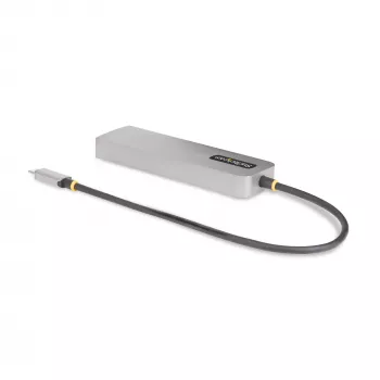 StarTech.com 3-Port USB-C Hub with 2.5 Gbps Ethernet and 100W Power Delivery Pass-Through Port, USB 3.2 10Gbps, 2x USB-A/1x USB-C, Portable USB Type-C Adapter Hub