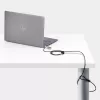 StarTech.com Slim Lock K-Slot Compatible, 5ft (1.5m) Locking Cable, Desk Anti-Theft Security For Laptop/Notebook, Cut-Resistant Steel Cable, Combination Lock