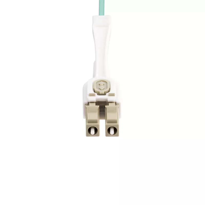 StarTech.com 3m (9.8ft) LC to LC (UPC) OM4 Multimode Fiber Optic Cable w/Push Pull Tabs, 50/125µm, 100G, Bend Insensitive, Low Insertion Loss - LSZH Fiber Jumper Cord
