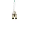 StarTech.com 5m (16.4ft) LC to LC (UPC) OM4 Multimode Fiber Optic Cable w/Push Pull Tabs, 50/125µm, 100G, Bend Insensitive, Low Insertion Loss - LSZH Fiber Jumper Cord