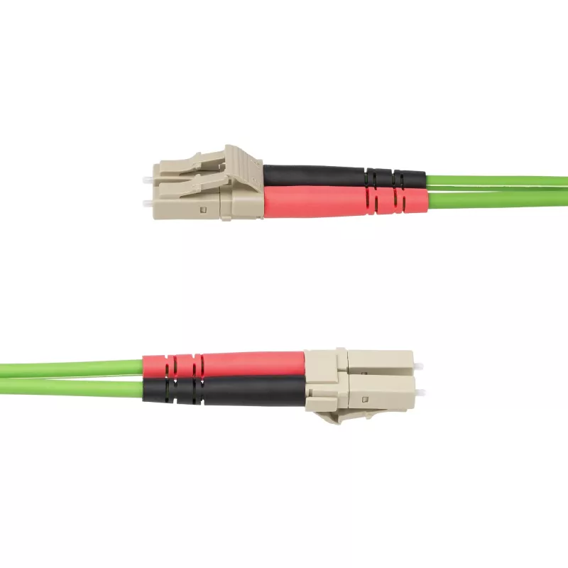 StarTech.com 1m (3.3ft) LC to LC (UPC) OM5 Multimode Fiber Optic Cable, 50/125µm Duplex LOMMF Zipcord, VCSEL, 40G/100G, LSZH Fiber Jumper Cord