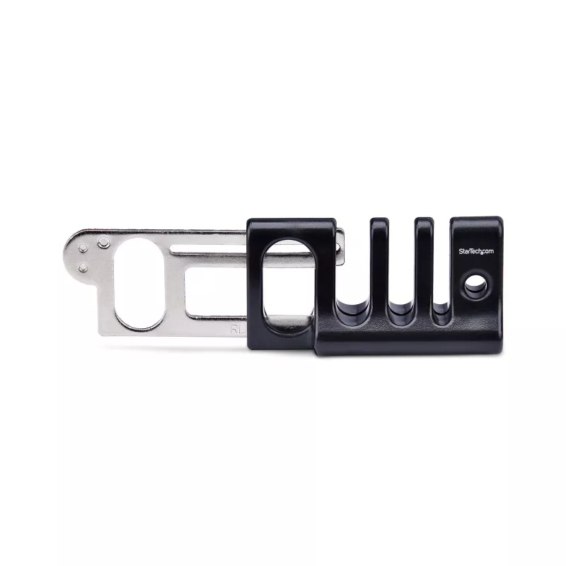 StarTech.com Peripheral Cable Anchor Lock, Secure Keyboard/Mouse, Cable Lock For Shared Office/Public Computers, Cable Trap Compatible w/Laptop Security Cable/Padlock - TAA