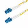 StarTech.com 8m (26.2ft) LC to LC (UPC) OS2 Single Mode Duplex Fiber Optic Cable, 9/125µm, 100G, Bend Insensitive, Low Insertion Loss - LSZH Fiber Jumper Cord