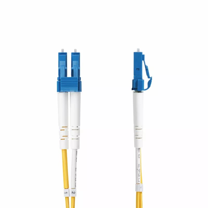 StarTech.com 8m (26.2ft) LC to LC (UPC) OS2 Single Mode Duplex Fiber Optic Cable, 9/125µm, 100G, Bend Insensitive, Low Insertion Loss - LSZH Fiber Jumper Cord