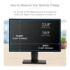 StarTech.com 23.8-inch 16:9 Computer Monitor Privacy Screen, Hanging Acrylic Filter, Quick-Install Security Shield, Monitor Screen Protector, +/- 30 Deg. View, Glossy