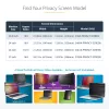 StarTech.com 23.8-inch 16:9 Computer Monitor Privacy Screen, Hanging Acrylic Filter, Quick-Install Security Shield, Monitor Screen Protector, +/- 30 Deg. View, Glossy