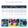 StarTech.com 24-inch 16:9 Computer Monitor Privacy Screen, Hanging Acrylic Filter, Quick-Install Security Shield, Monitor Screen Protector, +/- 30 Deg. View, Glossy